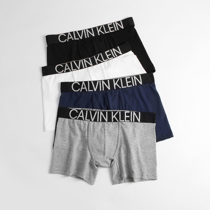 Мужские боксеры Calvin Klein CITY серые - фото №4