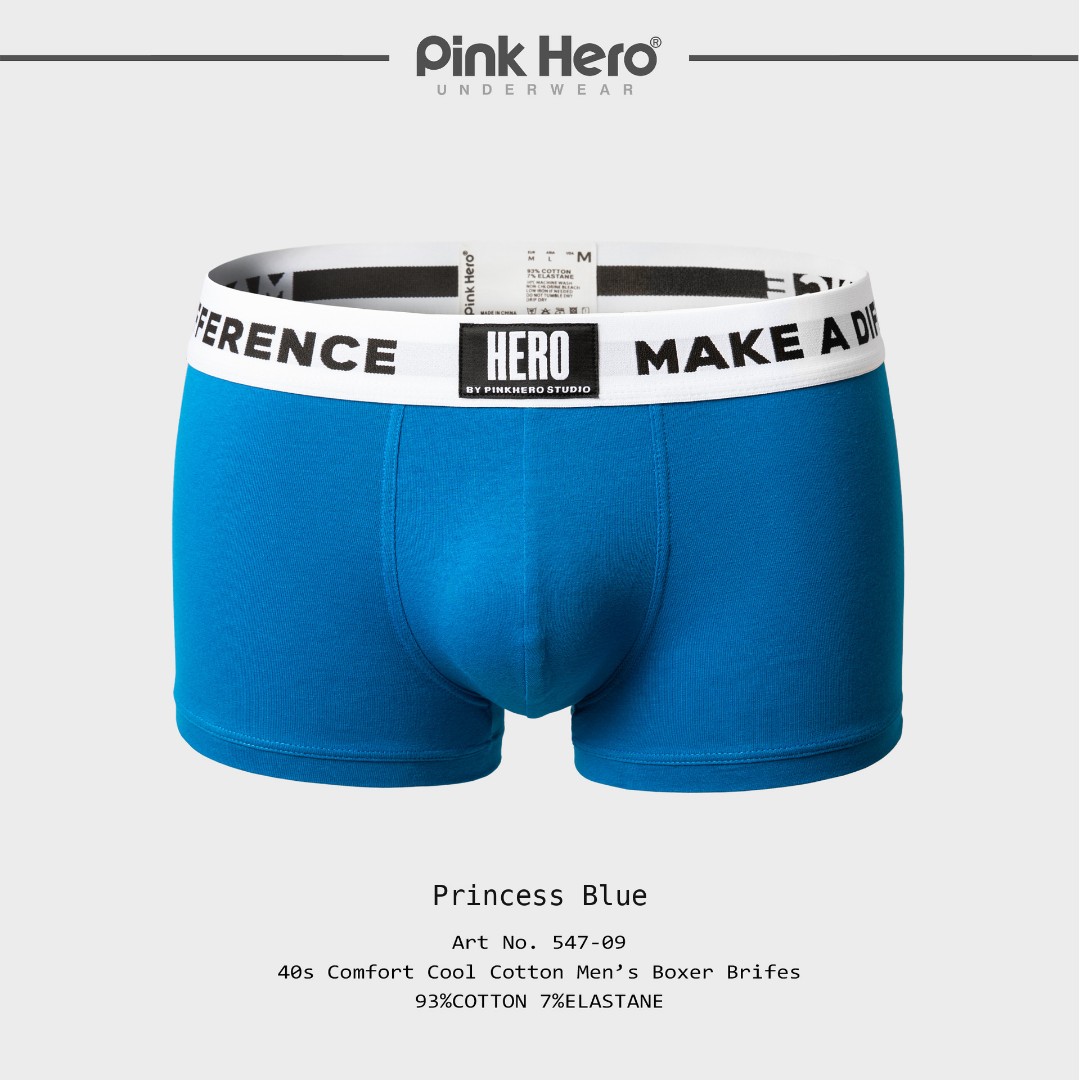 Чоловічі труси боксери Pink Hero #4 blue фото 1