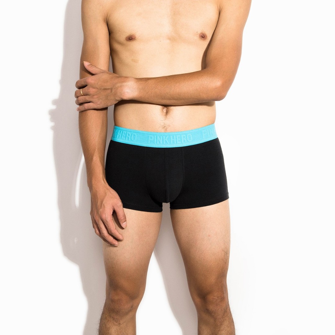 Чоловічі труси боксери Pink Hero black navy фото 4