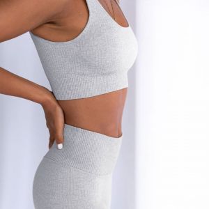 undefined Спортивний топ Virtual Brash Grey You рубчик undefined