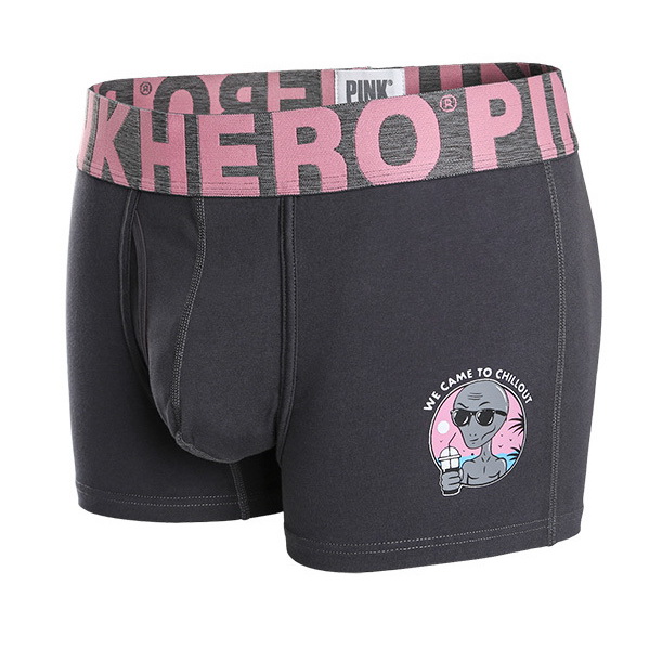Чоловічі труси боксери Pink Hero Aliens фото 1