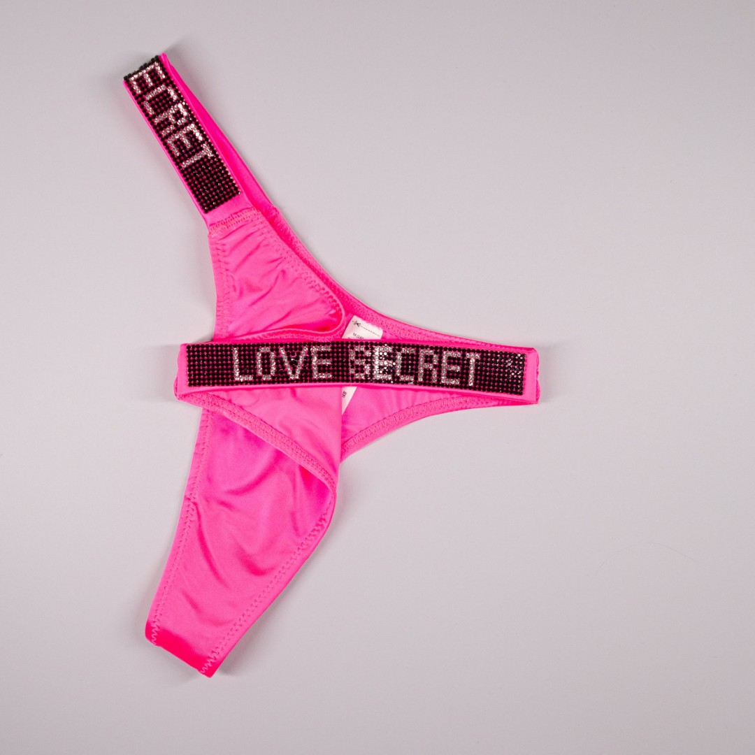 Стрінги Love рожевий фото 2