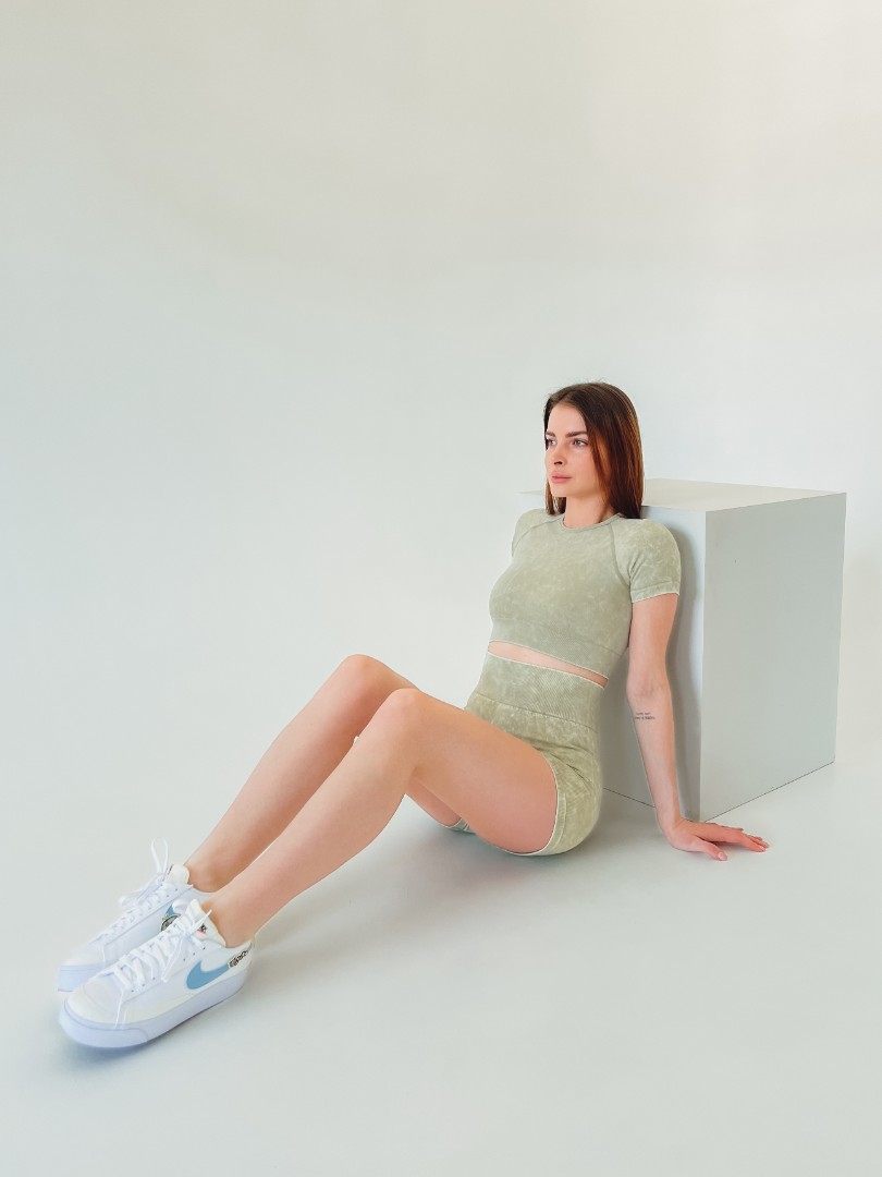 Спортивний комплект Jeans Khaki Short Light фото 4