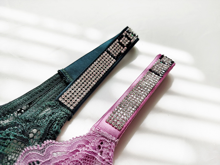 Стринги  LOVE зелёный фото 4