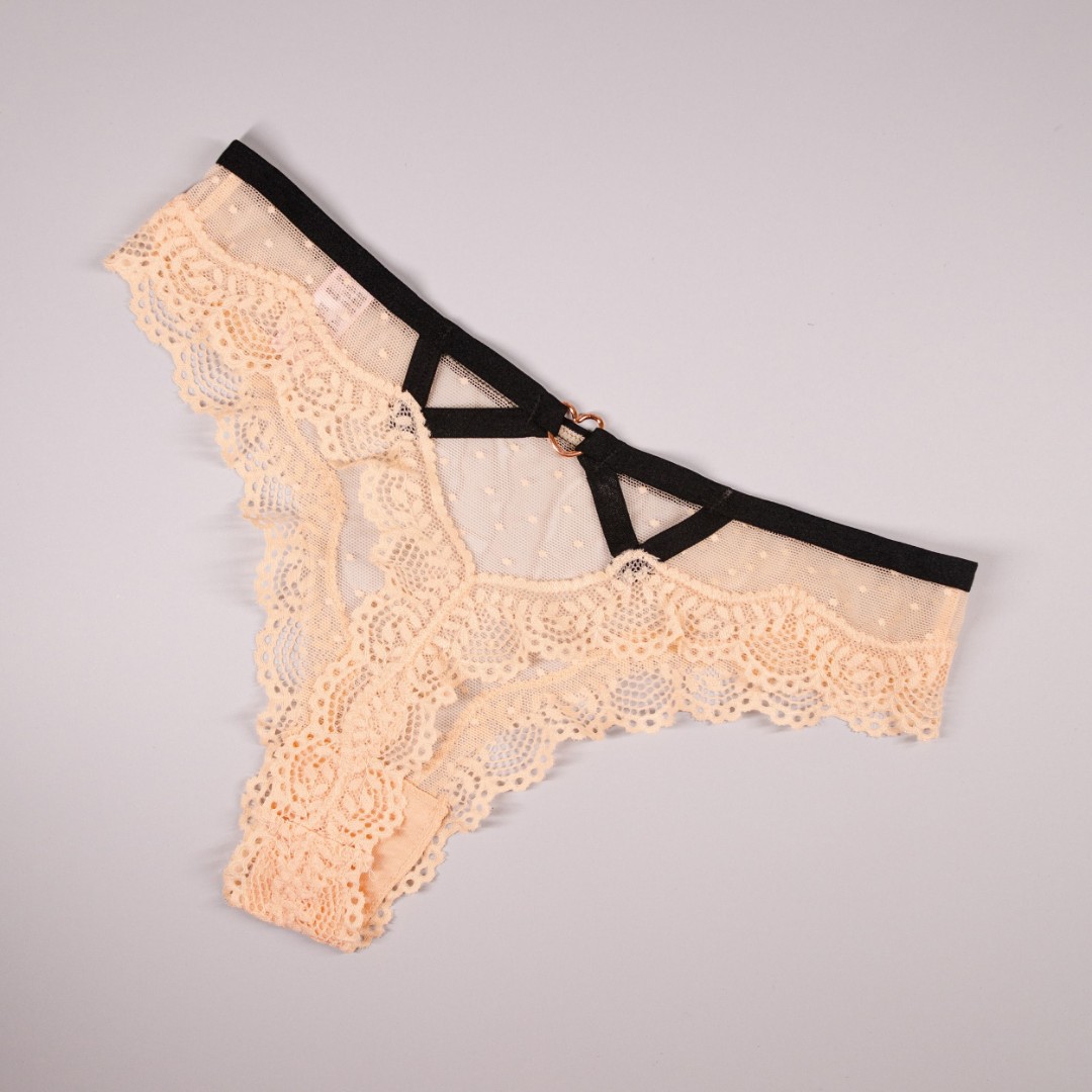 Стрінги Mur Love beige фото 1