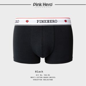 undefined Мужские трусы боксеры Pink Hero #3 Black undefined