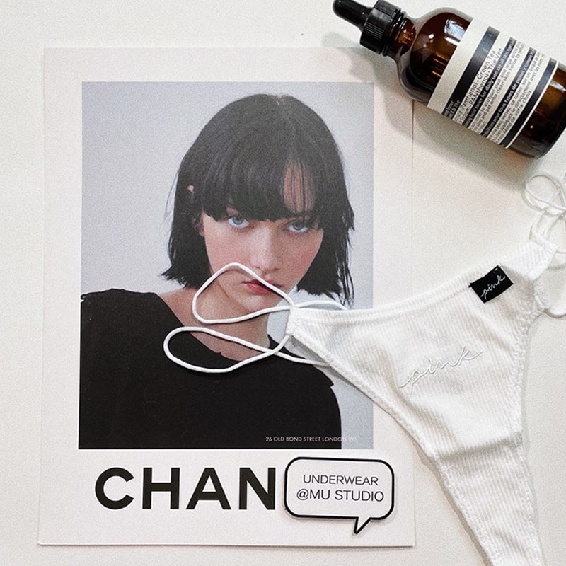 Стрінги Pink white фото 1