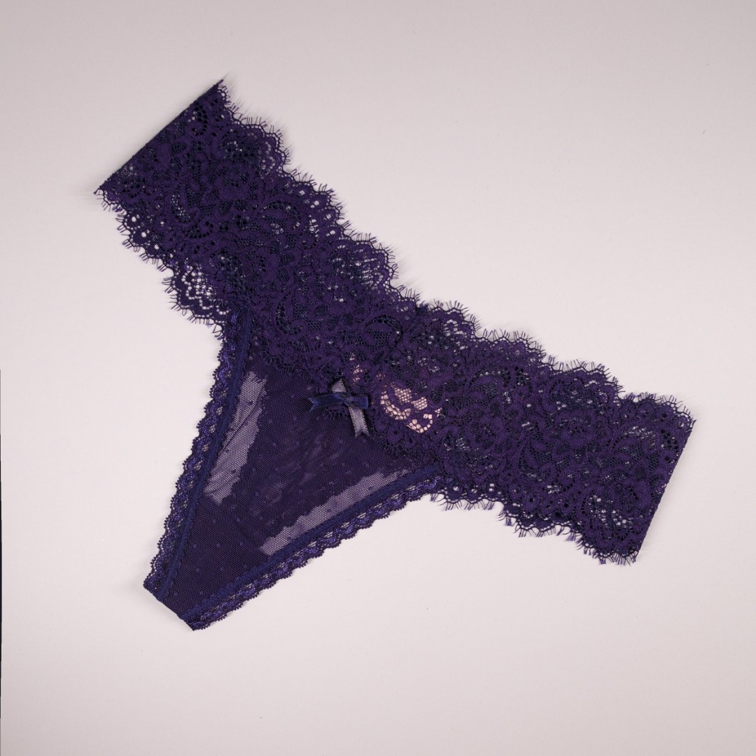 Стрінги Soft синій фото 1