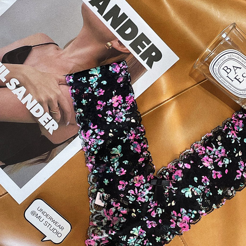 Стрінги Flowy black фото 2