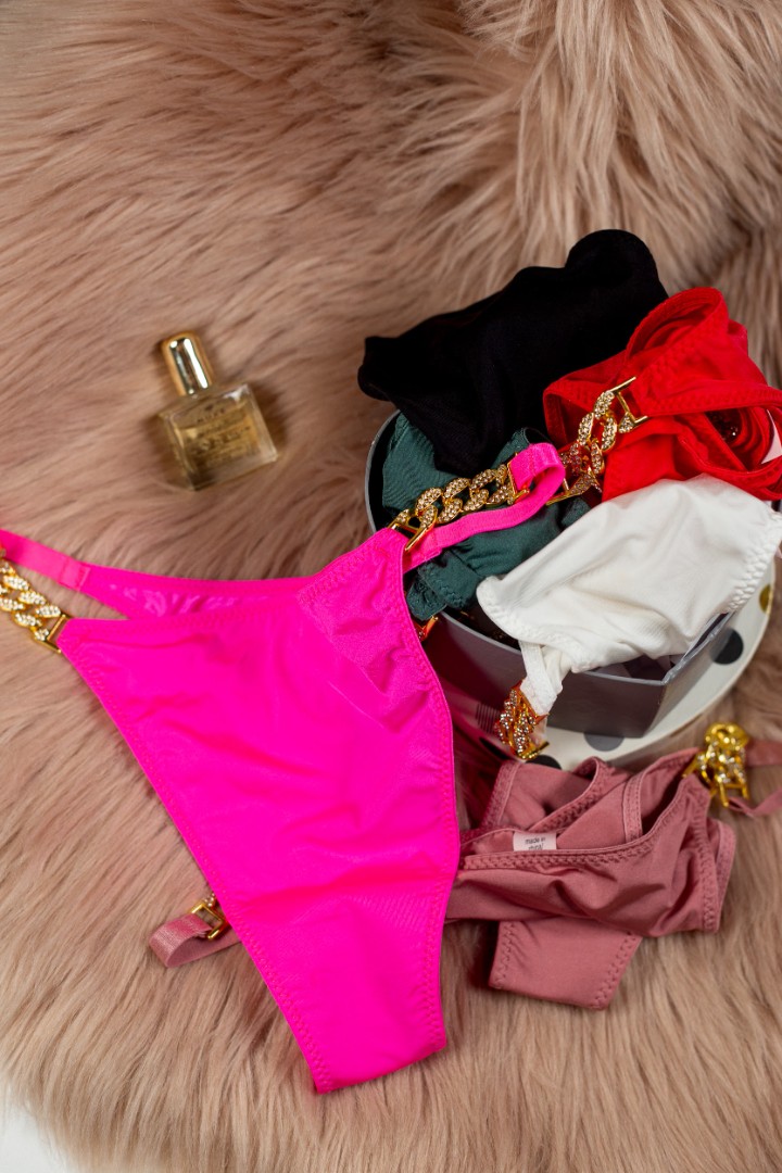 Стрінги Chain pink фото 2