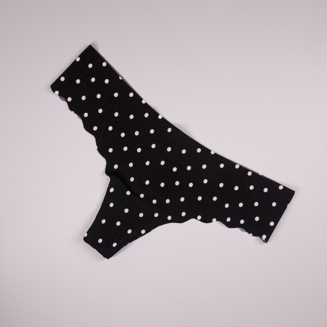 Стрінги VS PINK безшовні горох фото 1