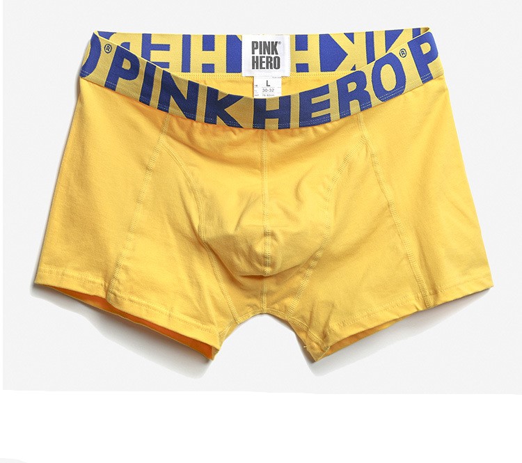 Чоловічі труси боксери Pink Hero NEW жовті фото 1