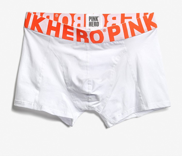 Чоловічі труси боксери Pink Hero NEW білі фото 1