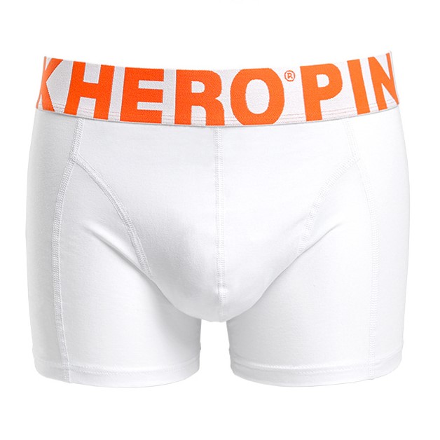 Чоловічі труси боксери Pink Hero NEW білі фото 2