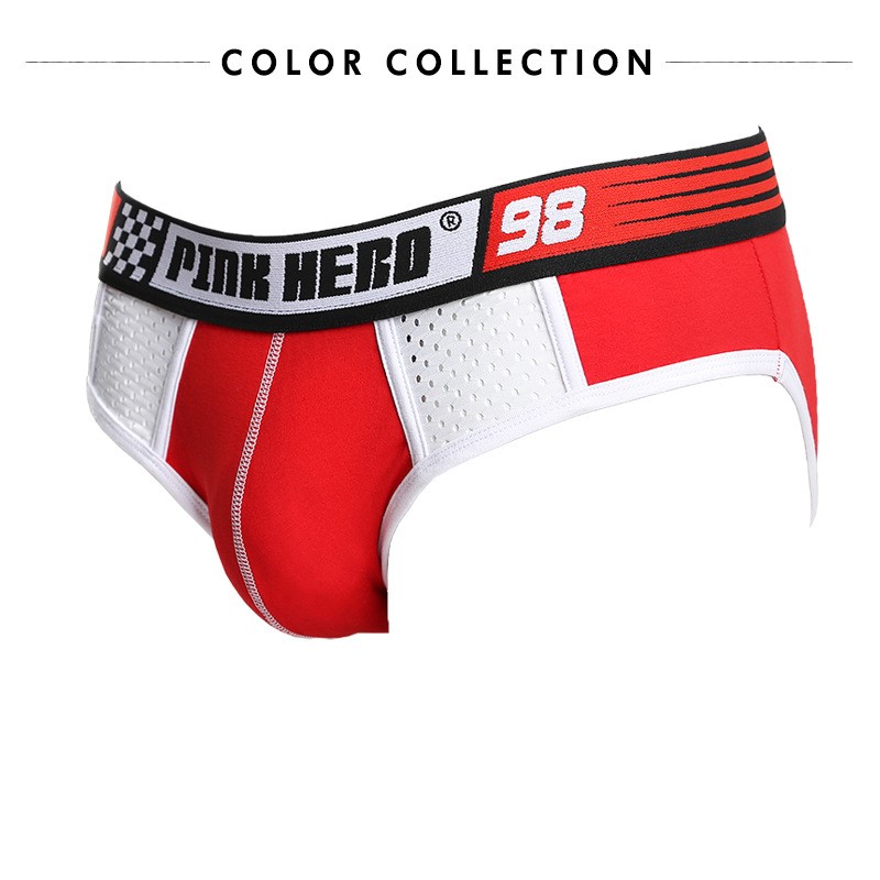 Чоловічі труси бріфи Pink Hero NEW червоні фото 2