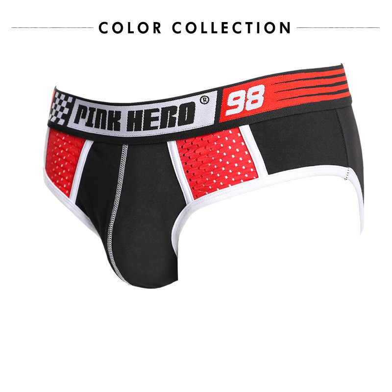 Чоловічі труси бріфи Pink Hero NEW чорні фото 2