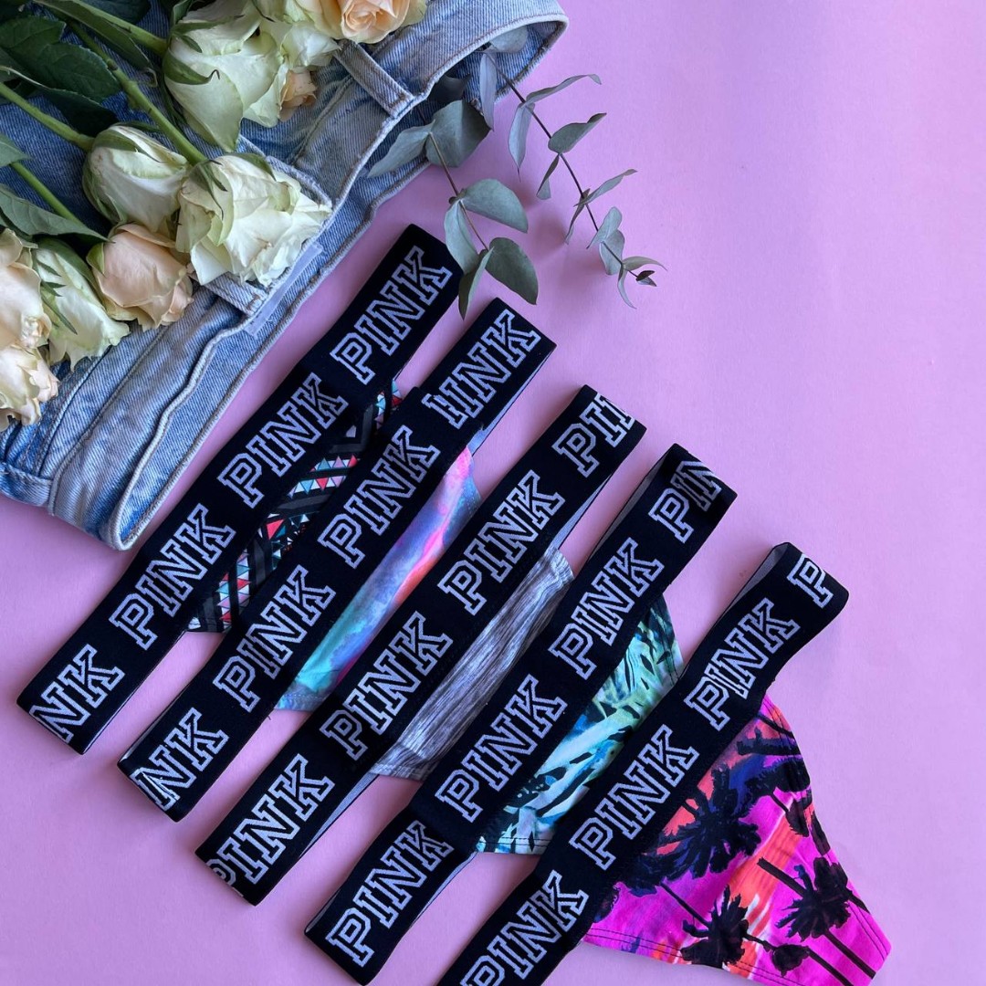 Комплект жіночих стрінг PINK фото 1