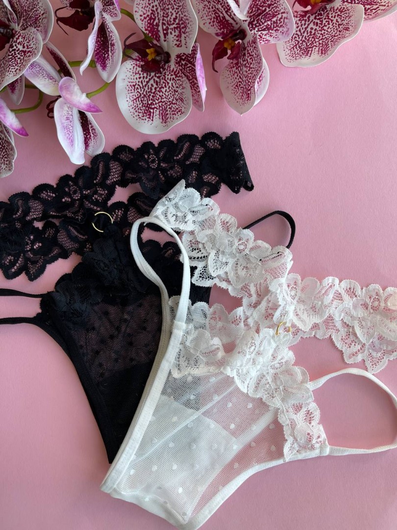 Комплект жіночих бразильян Flower фото 1