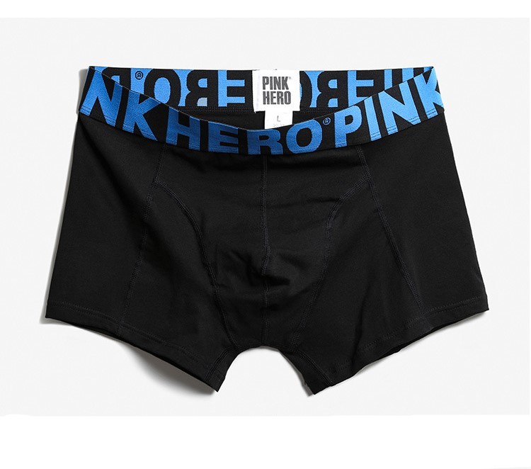 Чоловічі труси боксери Pink Hero NEW чорні фото 1
