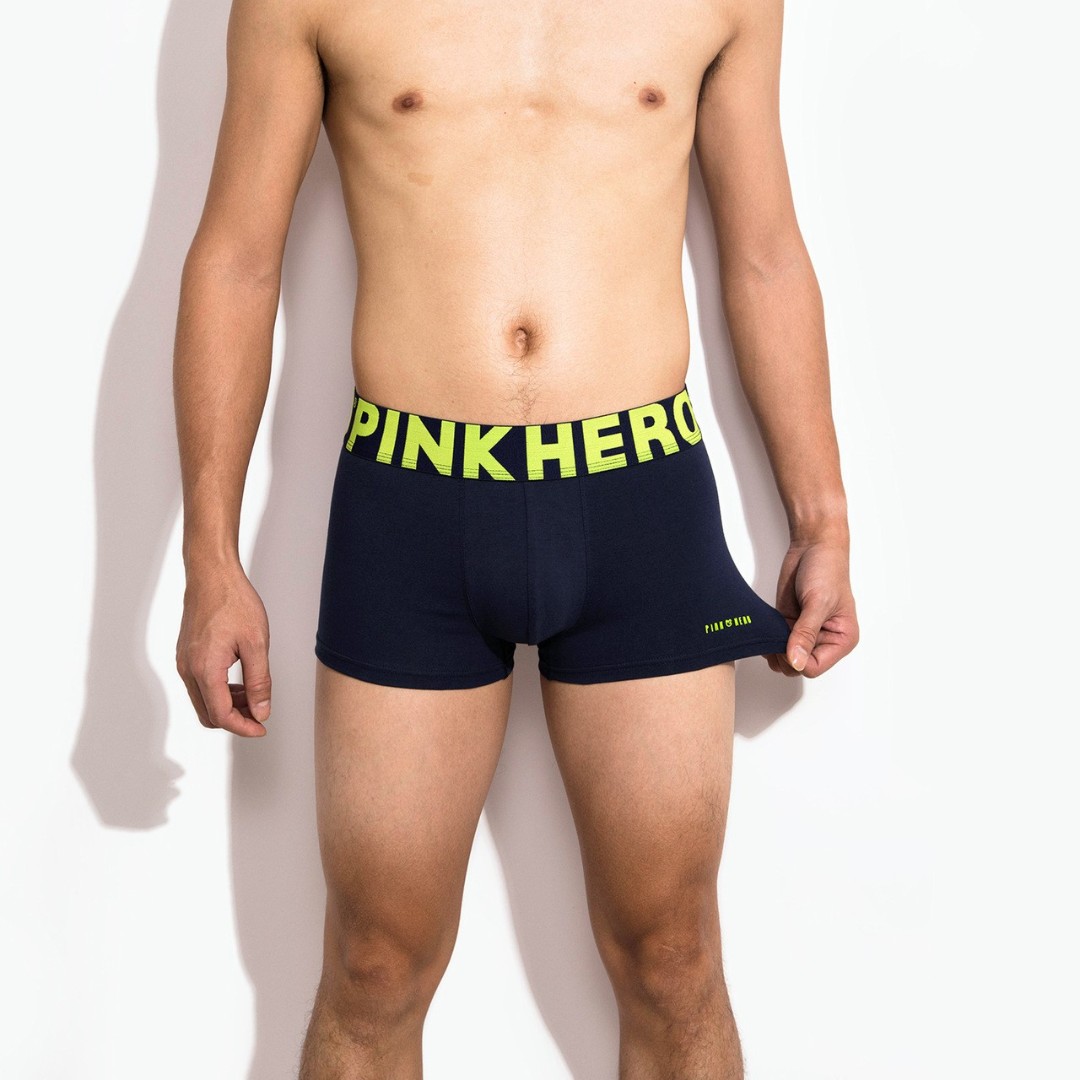 Чоловічі труси боксери Pink Hero Classic dark Blue фото 2