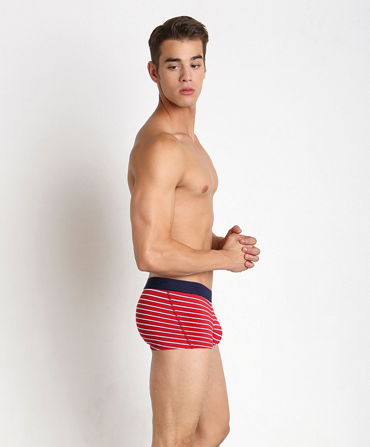 Чоловічі труси боксери Pink Hero Strip Red фото 2