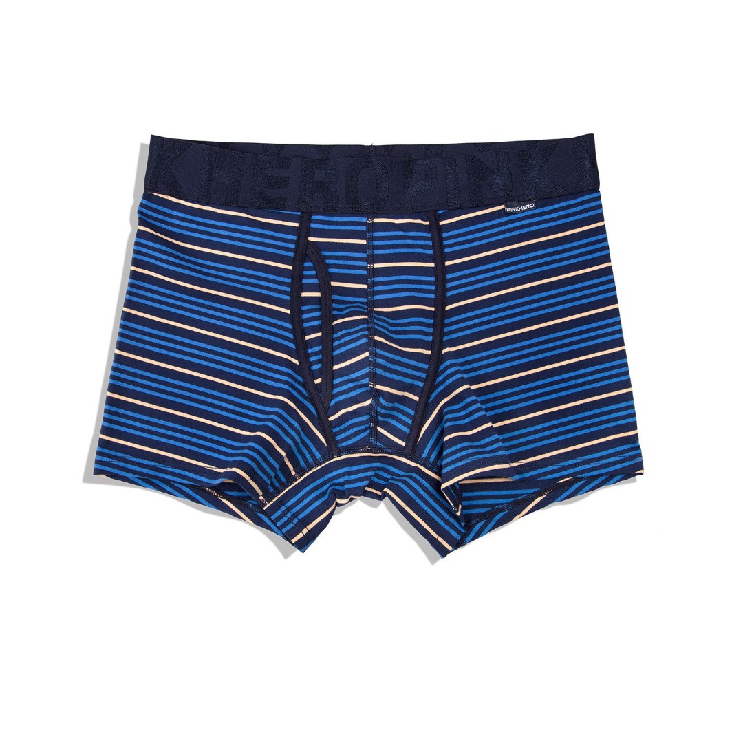 Чоловічі труси боксери Pink Hero Strip blue2 фото 1