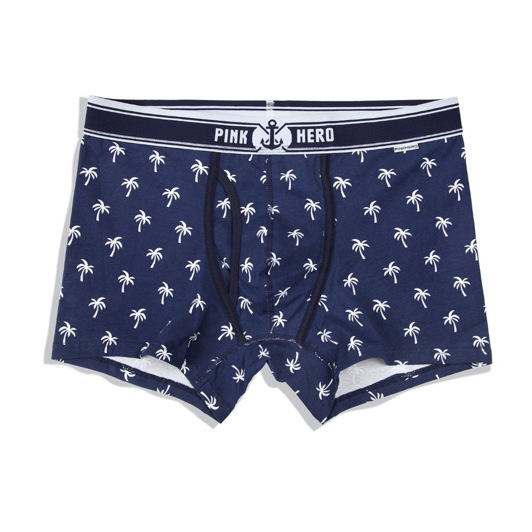 Чоловічі труси боксери Pink Hero Palm фото 1