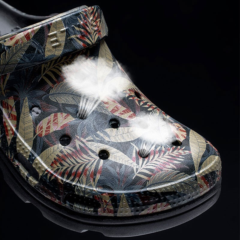 Сабо кроксы Джунгли черные фото 3