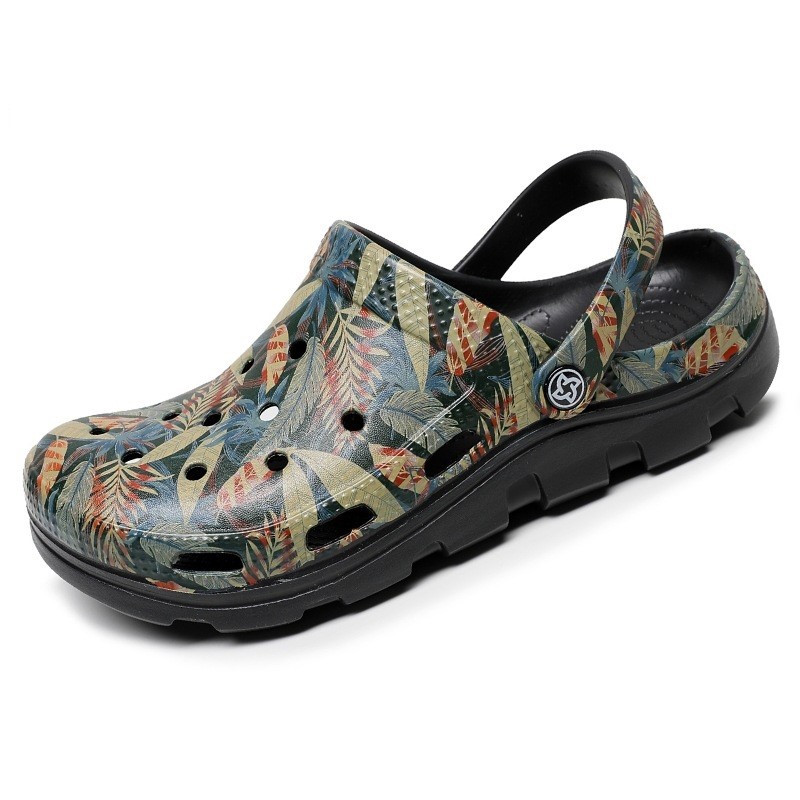 Сабо кроксы Джунгли черные фото 1