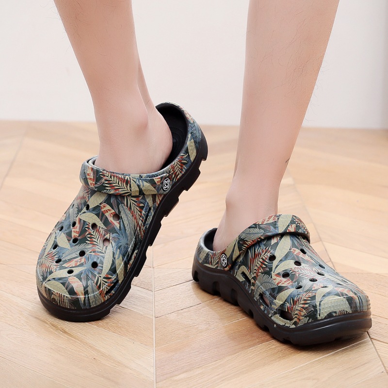 Сабо кроксы Джунгли черные фото 2