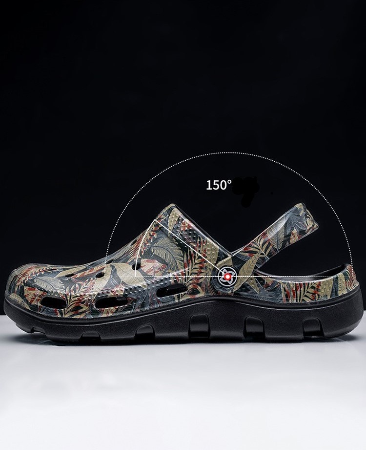 Сабо кроксы Джунгли черные фото 6