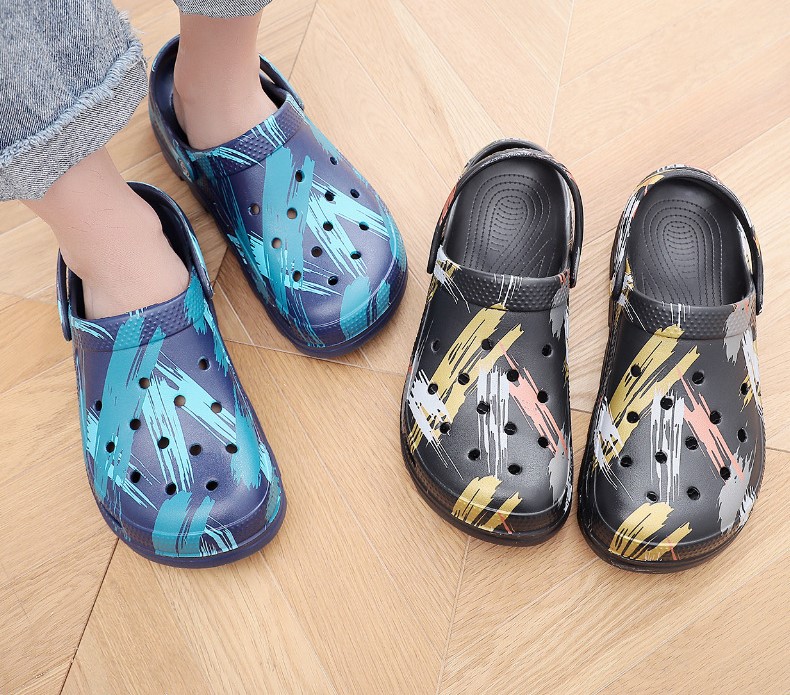 Сабо крокси Арт чорні фото 2