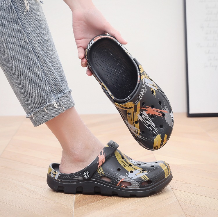 Сабо крокси Арт чорні фото 5