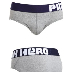 undefined Мужские трусы брифы Pink Hero Atlas серые undefined