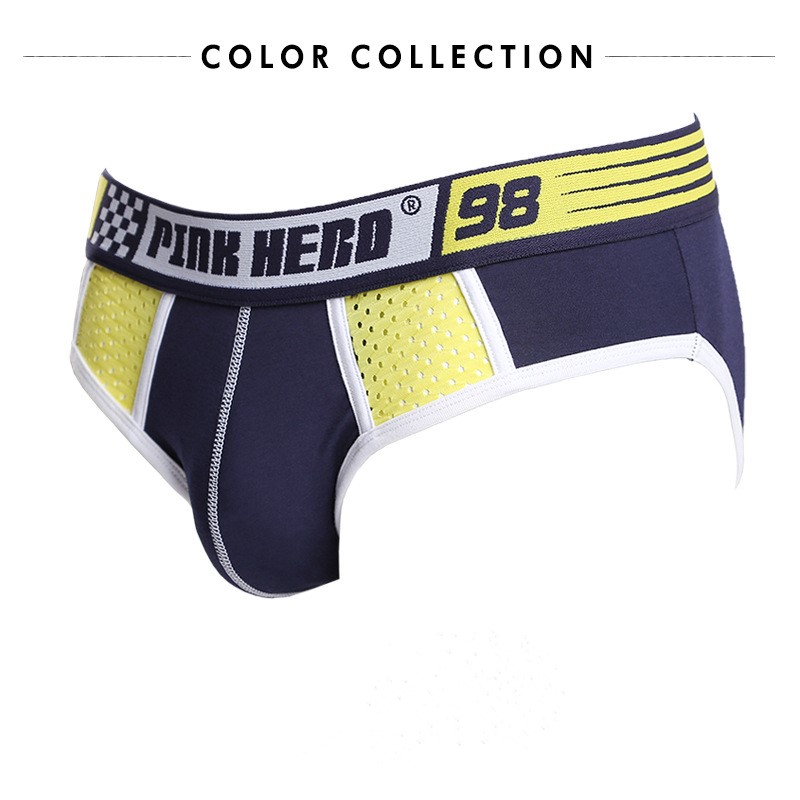 Чоловічі труси бріфи Pink Hero темно-сині фото 2