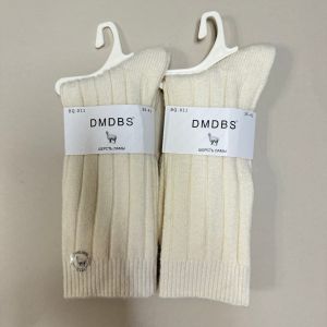 undefined Шкарпетки жіночі DMDBS вовна лами 1шт молочний undefined