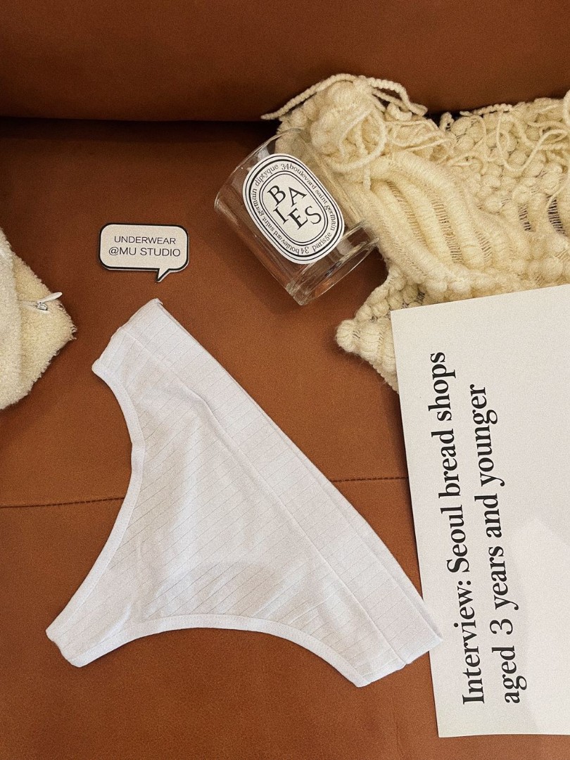 Стрінги flap white фото 1