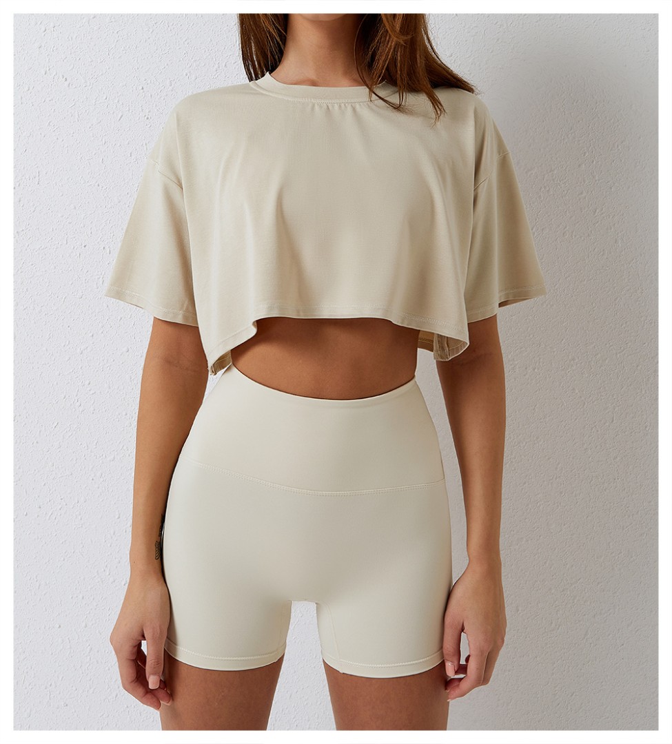 Спортивна футболка Hawaii крем фото 2