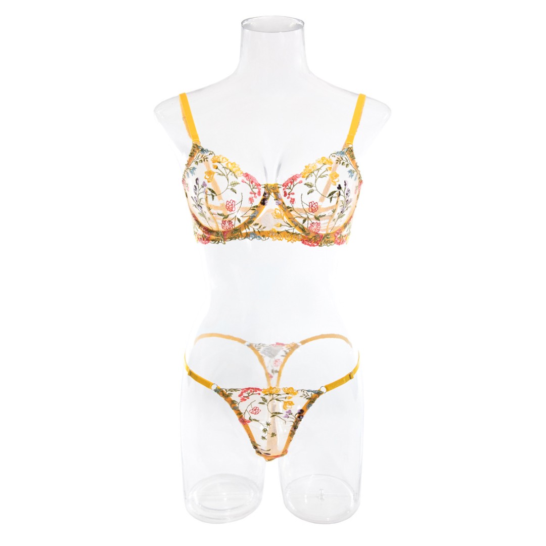 Жіночий комплект  Flower yellow фото 6