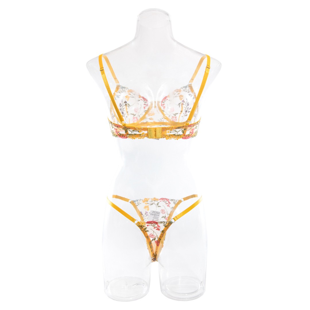 Жіночий комплект  Flower yellow фото 7