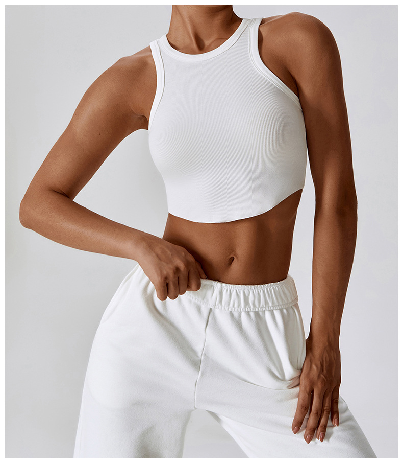 Спортивний топ Cut white фото 2