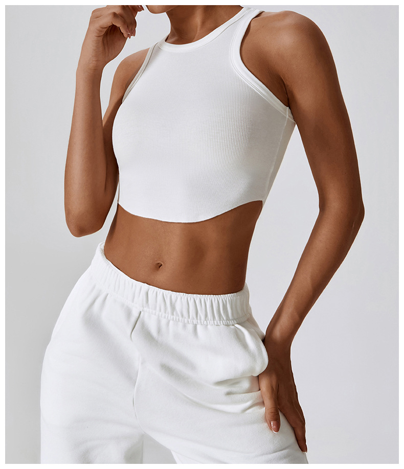 Спортивний топ Cut white фото 1