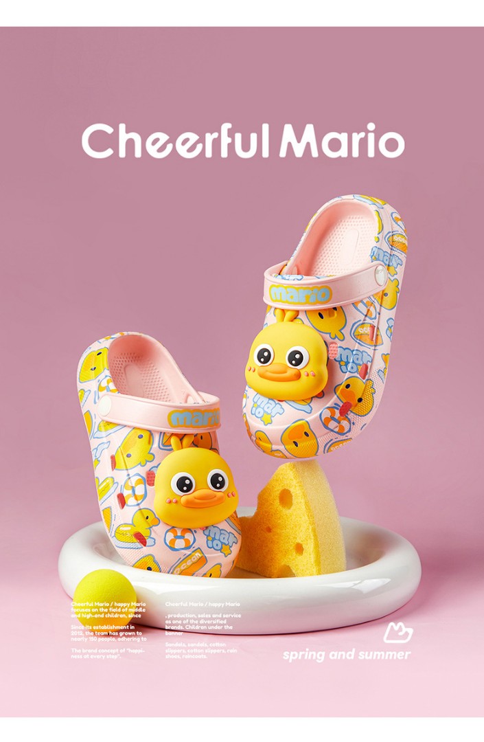 Крокси дитячі Ducks pink фото 2