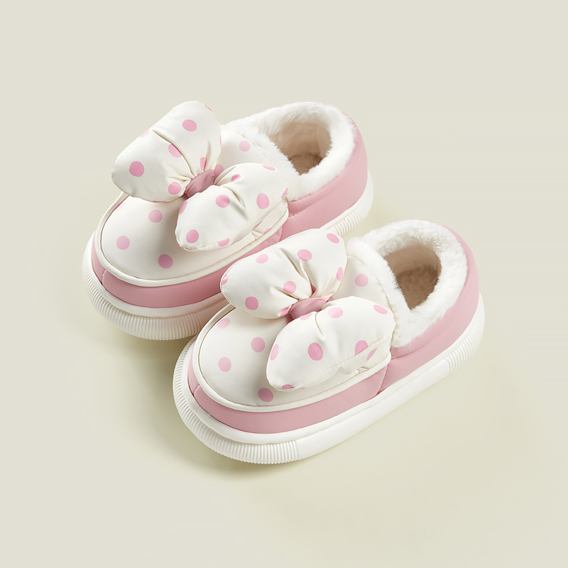 Теплі тапки Bow pink фото 2