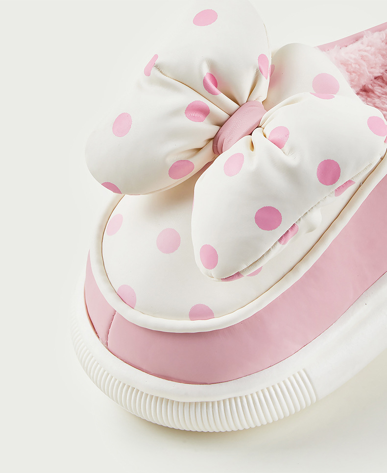 Теплі тапки Bow pink фото 1