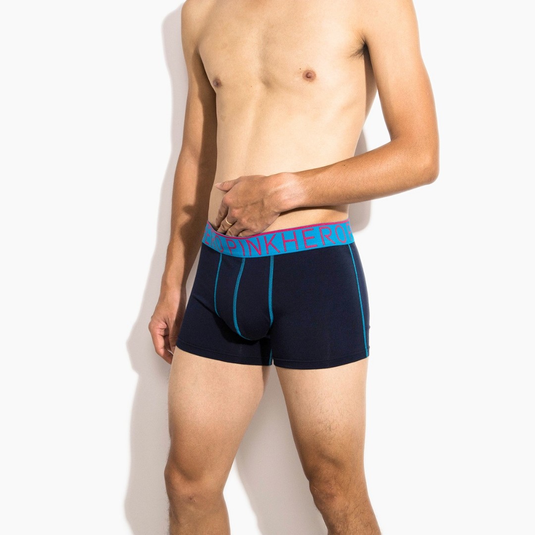 Мужские  боксеры Pink Hero Another dark blue фото 2