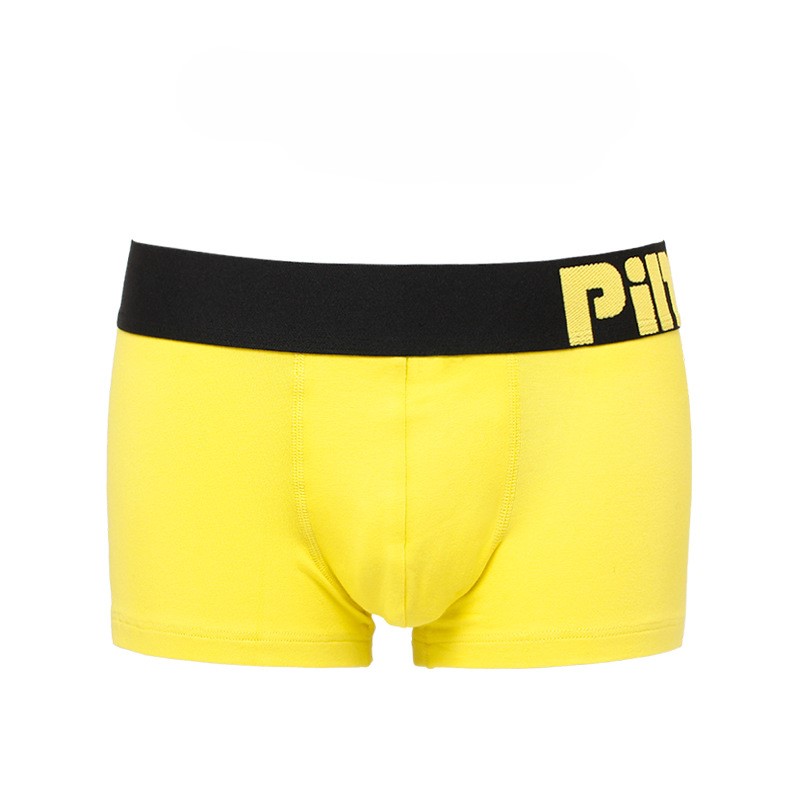 Мужские трусы боксеры Pink Hero Cotton yellow фото 1