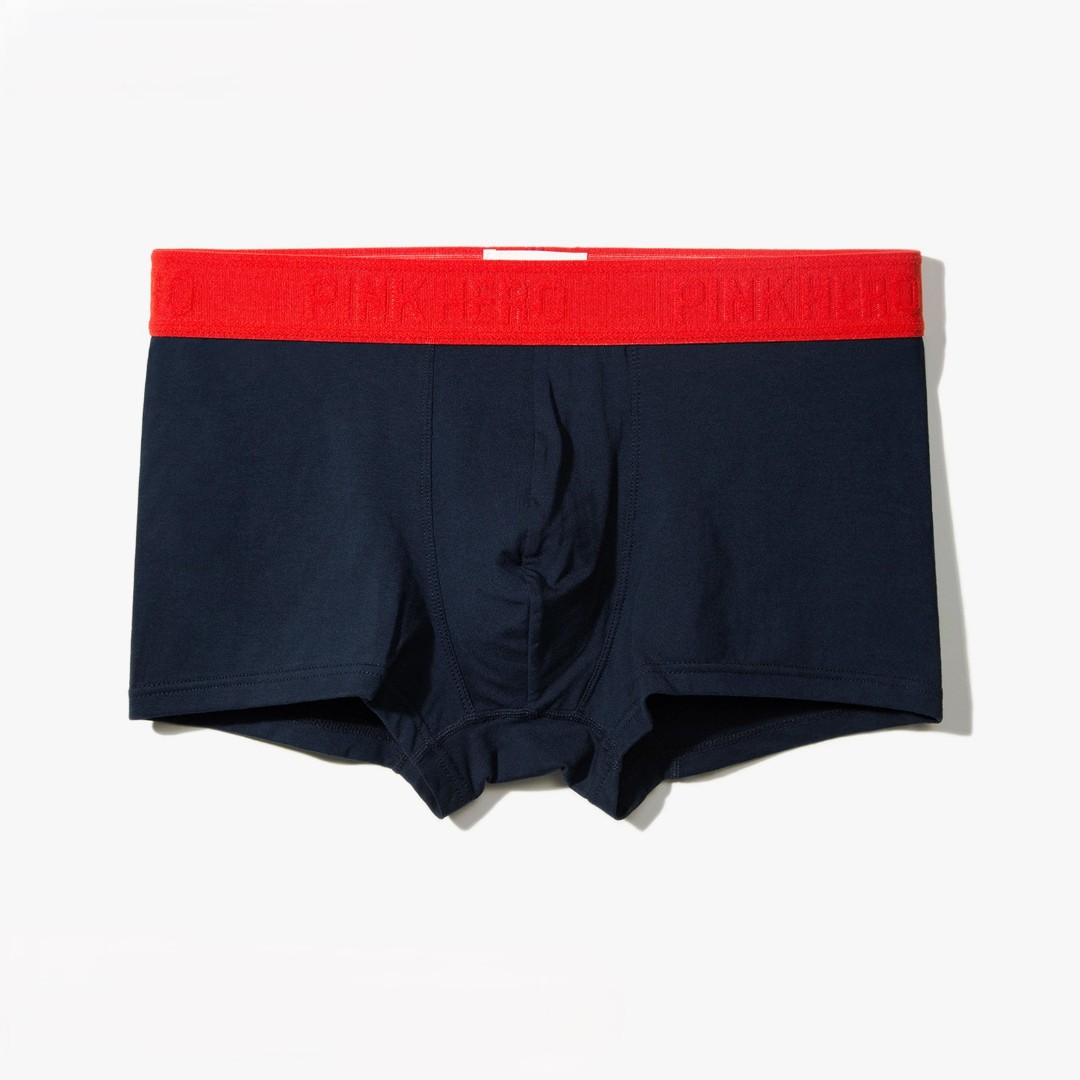 Мужские трусы боксеры Pink Hero  navy red фото 2