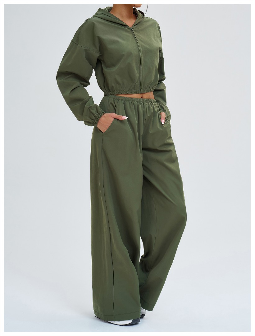 Спортивний комплект штани+мастерка Style khaki фото 2