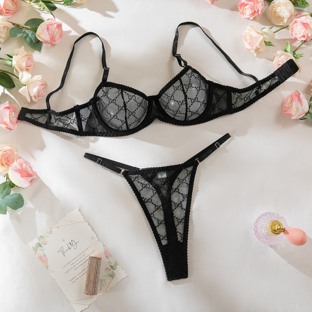 Жіночий комплект GG black фото 2